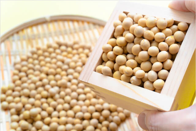 大豆胚芽に多く含まれる大豆イソフラボン