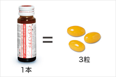 イミダゾールジペプチドの配合量はそのまま携帯に便利なカプセルタイプ